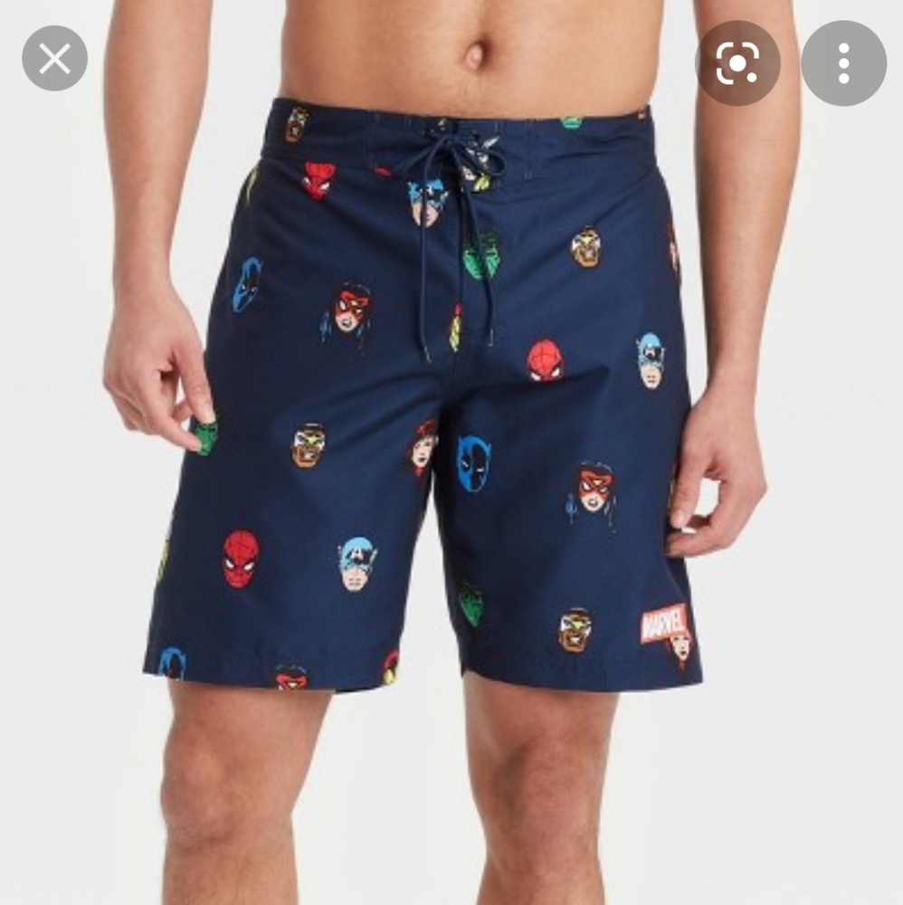NWT MARVEL Swimming Trunks